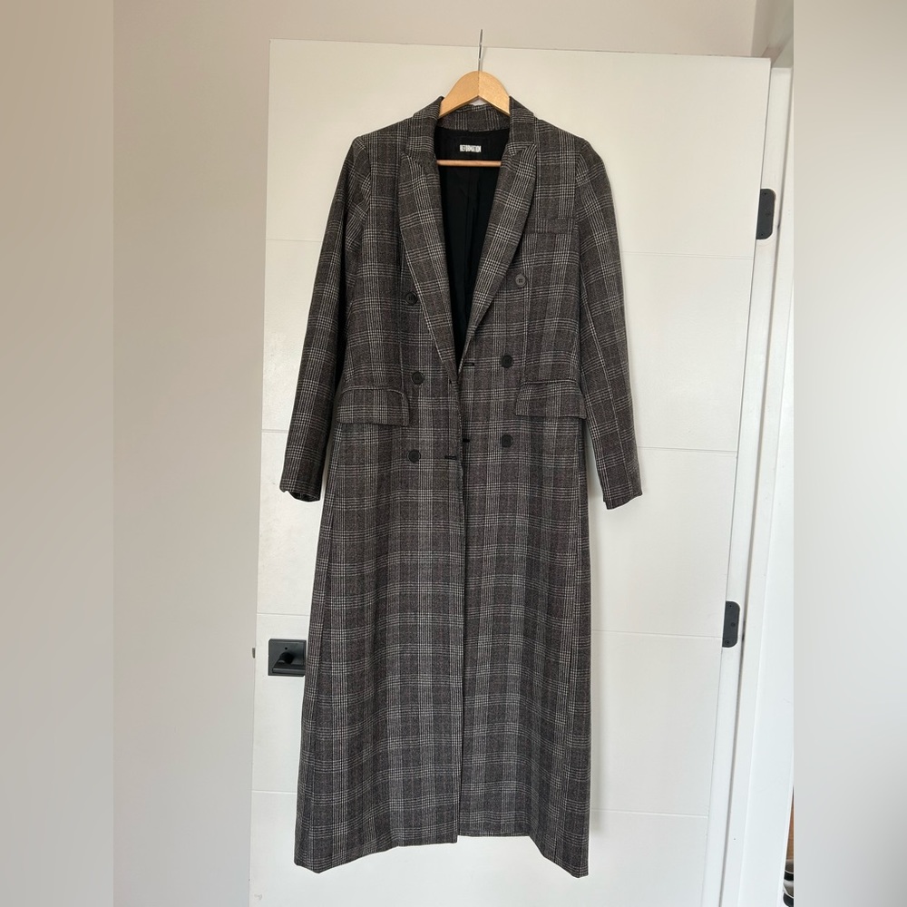 NWOT Reformation Women's Grey Coat. Size XS.